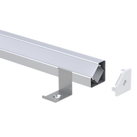 HANECO PARALLAX PROFILE, SURFACE MOUNT ROUNDED RECTANGLE, 2M