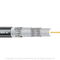 CABLE, COAXIAL RG11 QUAD FLOODED 305M