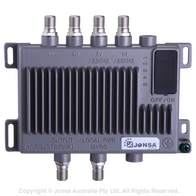 MULTISTACKER, 4 SAT IF INPUTS, MULTI STACKED OUTPUT 15V 3A