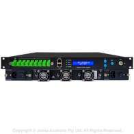FIBRE, ACTIVE, 19" 1RU EYDFA SINGLE PUMP SC/APC 1 IN 8 OUT 17 dBm