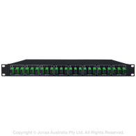 FIBRE 19" 1RU SPLITTER 1:2 8 MODULE