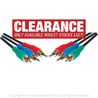 VIDEO LEAD RGB/YPBPR 3RCA-3RCA 1.5M