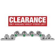 ADAPTOR, GROUNDING BLOCK, 4 X F FEMALE TO F FEMALE, 3 GHZ