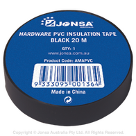 HARDWARE INSULATION TAPE BLACK 20M