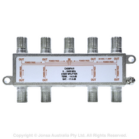 SPLITTER 8 WAY F TYPE 5-2400MHZ P/P ALL