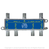 SPLITTER 6WAY F TYPE 5...2400MHz PP 2A