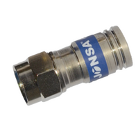 CONNECTOR, COMPRESSION F RG6 TRI/QUAD