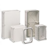 PM encl. IP65, 270x270x165, Transparent lid