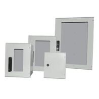 PU encl. IP66, 500x400x200, Opaque door, 3pt lck