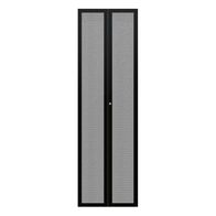 CERTECH Perforated Steel Barn Doors for 45RU 600mm Wide Premier Series Racks, w/ Small Round Lock