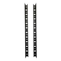 CERTECH 45RU 100mm Deep Vertical Cable Duct w/ Hinged Cover, 2pc Set
