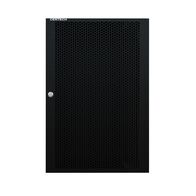 CERTECH Perforated Steel Door for 18RU Wall Mount Racks, w/ Small Round Lock