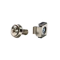 CERTECH 3 Piece M6 Cage Nut, 100pc Pack, Silver