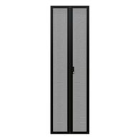 CERTECH Perforated Steel Barn Doors for 42RU 600mm Wide Premier Series Racks, w/ Push Button Lock