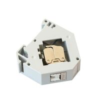 DIN Mount RJ45 Socket. Includes 1 x Cat6A STP Keystone Jack w/ Dust Shutter