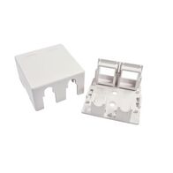 Dual Port Surface Mount Box for Keystone Jacks
