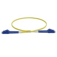 LC-LC OS2 (G657A1) Duplex Fibre Lead, Yellow LSZH Jacket - 25m