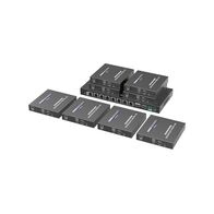 1 x 8 HDMI PoC Extender Splitter over Cat6, 4K@60Hz to 70 Metres