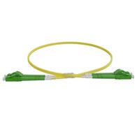 LCA-LCA OS2 (G657A1) Duplex Fibre Lead, Yellow LSZH Jacket - 1.5m