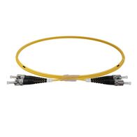 ST-ST OS2 (G657A1) Duplex Fibre Lead, Yellow LSZH Jacket - 3m