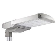 165W Zorro LED area/street light with adjustable connection to enable horizontal & vertical mounting, fits 60mm OD round pole
