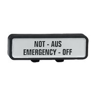 Allen-Bradley 140MT Legend Plate Emergency Off