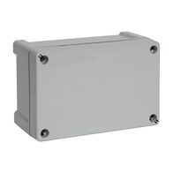 NHP NLINE Terminal Box Plastic IP65 H187 x W122 x D90mm Grey