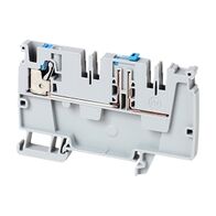 Allen-Bradley 1492-P Push-in Power Distribution Terminal 4mm 1 Blue Knife Disconnect End Grey