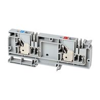 Allen-Bradley 1492-P Push-in Power Distribution Terminal 10mm 1 Red 1 Blue Distribution Feed In Grey