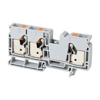Allen-Bradley 1492-P Push-in Terminal 16mm 1 Level 3 Conductor Entries Grey