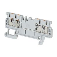 Allen-Bradley 1492-P Push-in Terminal 1.5mm 1 Level 4 Conductor Entries Grey