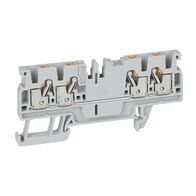 Allen-Bradley 1492-P Push-in Terminal 2.5mm 1 Level 4 Conductor Entries Grey