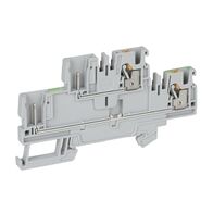 Allen-Bradley 1492-P Push-in Terminal Plug-in 2.5mm 2 Level Ground 4 CON Entries Green Yellow