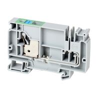 Allen-Bradley 1492-P Push-in Power Distribution Earth Terminal 10mm 1 RD CON Entries Feed In GRY