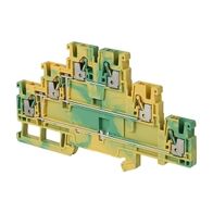 Allen-Bradley 1492-P Push-in Terminal 2.5mm 3 Level 6 Conductor Entries Commoning Earth Con Grey
