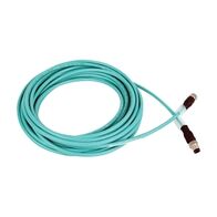 Allen-Bradley 1585 Shielded Ethernet Cable Hi Flex Pur 2 Pair CAT5e Teal M12M to M12F 10M