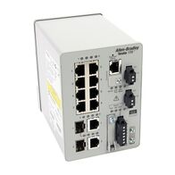 AB Stratix 5700 Managed Switch 10 Ports, 8 x 100MB Copper, 2 x 1GB Combo, DLR