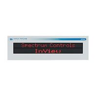 Spectrum Controls InView Terminal 2 Lines 20 Characters Red LED NEMA Type 4 when Panel Mounted