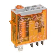 Finder 46 Series Miniature Relay 16A 1 CO 240V AC Coil with PB plus LED plus Mech. Indicator