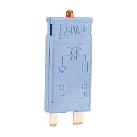 Finder 99 Series Green LED plus Varistor Module 6 to 24V AC DC