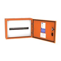 NHP Concept Plus Panelboard Accessory Module 432mm IP42 DIN 24 Way with Cutout Escutcheon Orange