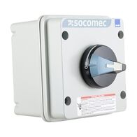 Socomec ISO Enclosed Isolator, IP 65 Aluminium Grey, Handle - Blue, 3P 40A