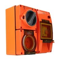 NHP ISO Switched Socket Outlet - RCD, 3 Flat Pins 10A 250V AC, w/ Base, RO