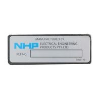 S+S Streamline Enclosed Motor Starter Label 70 x 25mm for Manufactured Products