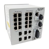 AB Stratix 5700 Managed Switch 20 Ports, 16 x FE Copper, 2 x 1GB Combo, 2 x FE Fiber SFP, Full, DLR