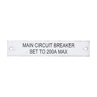 NHP Concept Panelboard Accessory Label Circuit Breakers