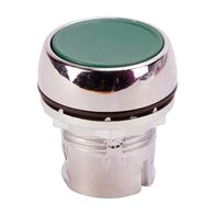 Allen-Bradley 800F Pushbutton 22.5mm Head Only Metal Momentary Flush Green Cap Non Illuminated
