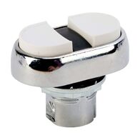 Allen-Bradley 800F PB 22.5mm Metal 2 Pos. Mom. Multi Fnc. Non Illum Pos. A Red Stop Pos. C Grn Start