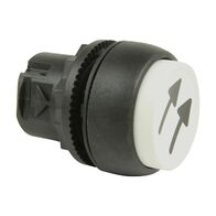 Allen-Bradley 800FC Pushbutton 22.5mm Head Only PLT 1 Speed Extended Double Arrow 45 degree White