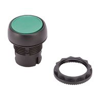 Allen-Bradley 800F Pushbutton 22.5mm Head Only Plastic Momentary Flush Green Cap Non Illuminated